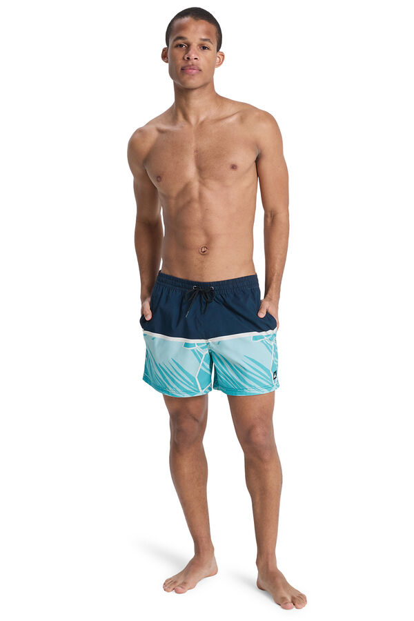 Quiksilver Traje de ba&ntilde;o logo azul