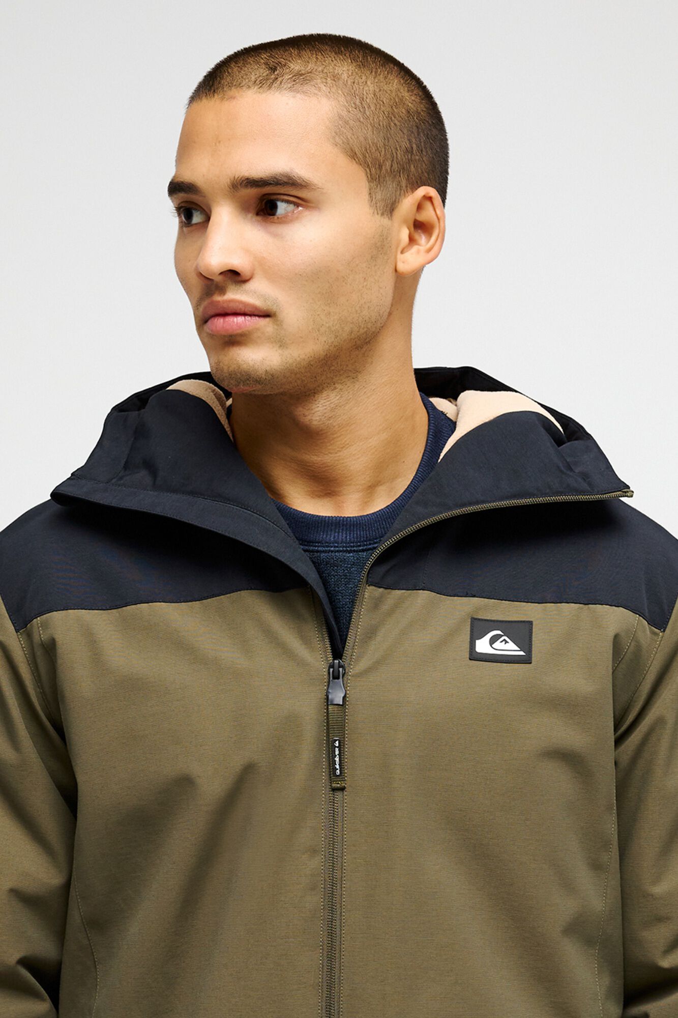 Quiksilver Chaqueta impermeable con capucha