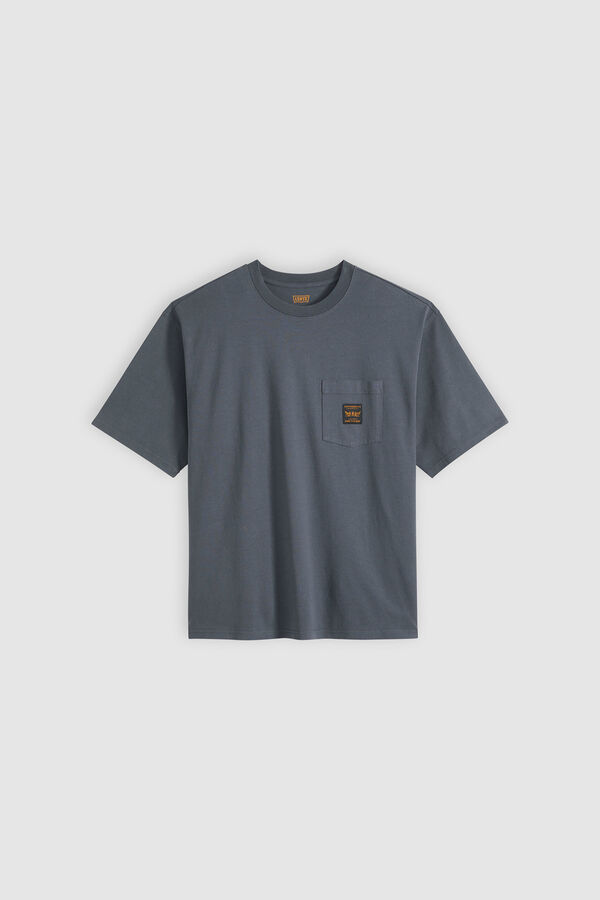 Levi's Camiseta manga corta bolsillo gris