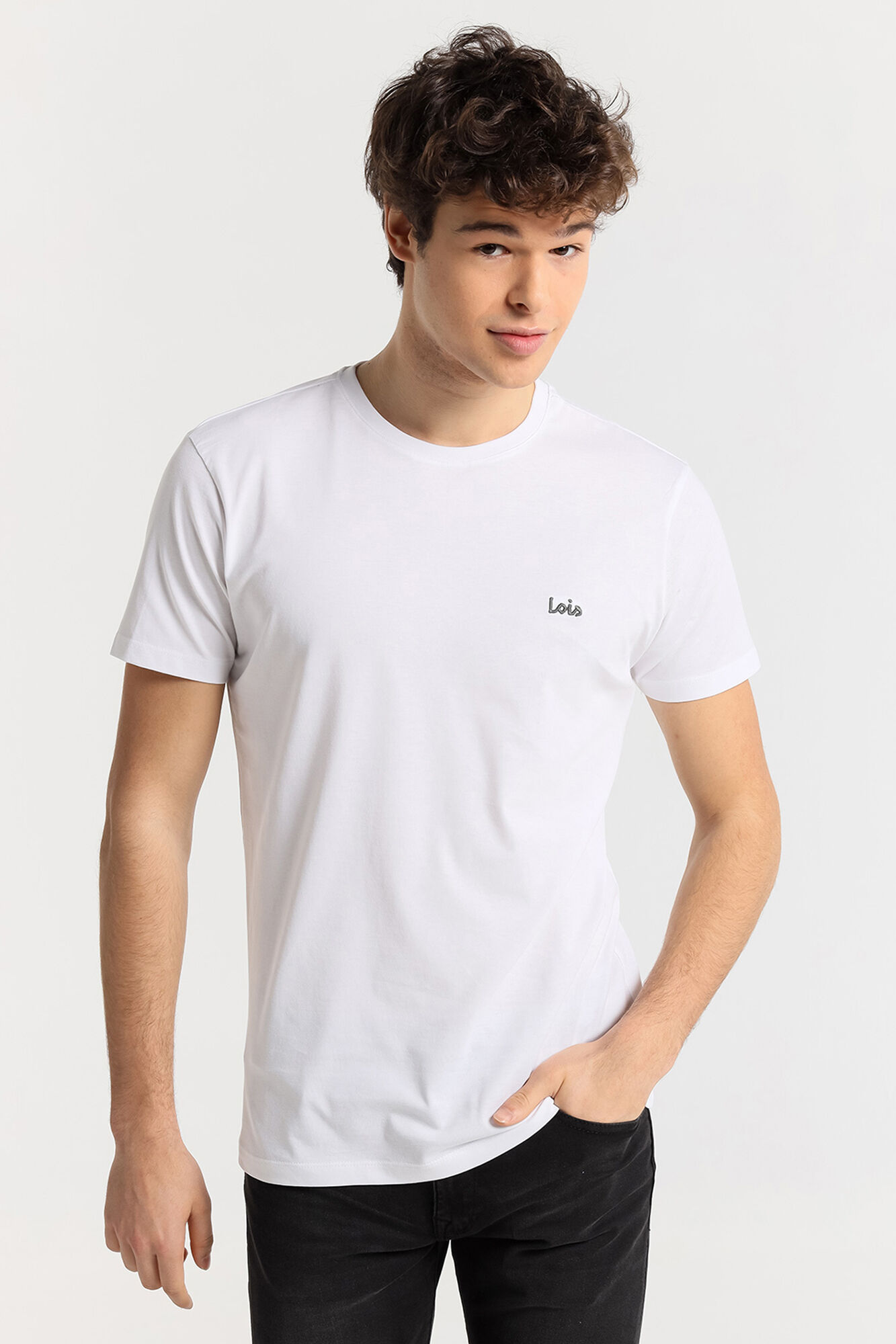 Lois Camiseta b&aacute;sica manga corta