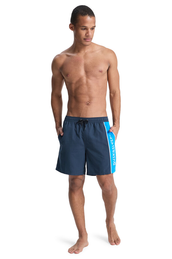 Quiksilver Traje de ba&ntilde;o logo azul