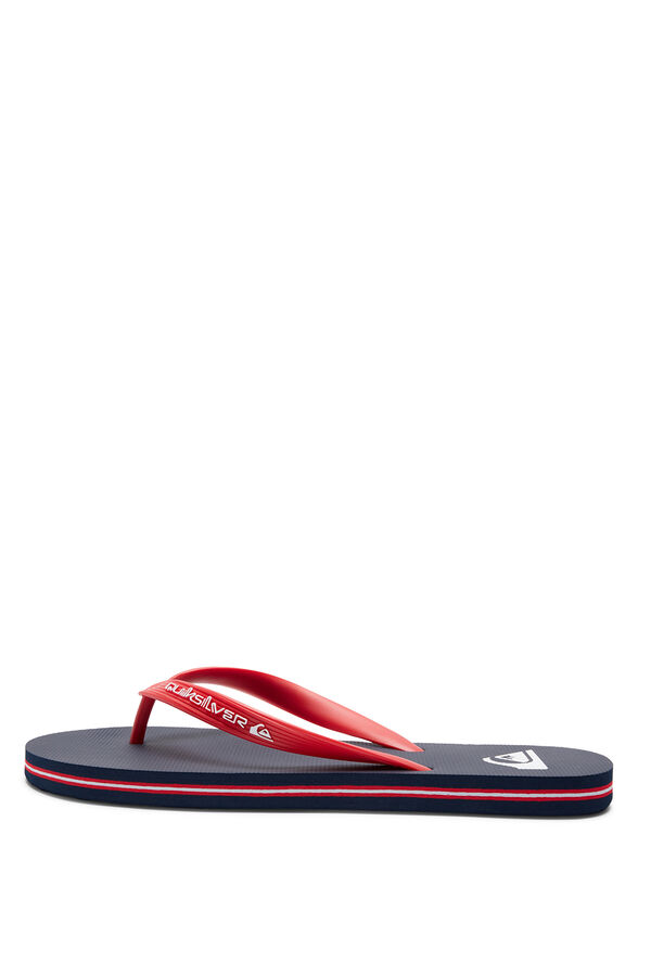 Quiksilver Chanclas con tira anat&oacute;mica rojo