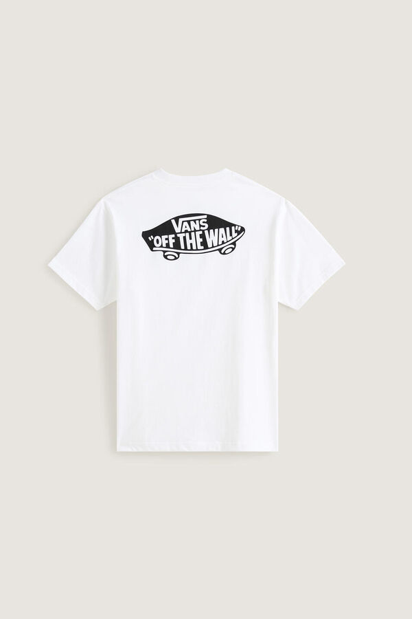 Vans Camiseta pat&iacute;n manga corta blanco