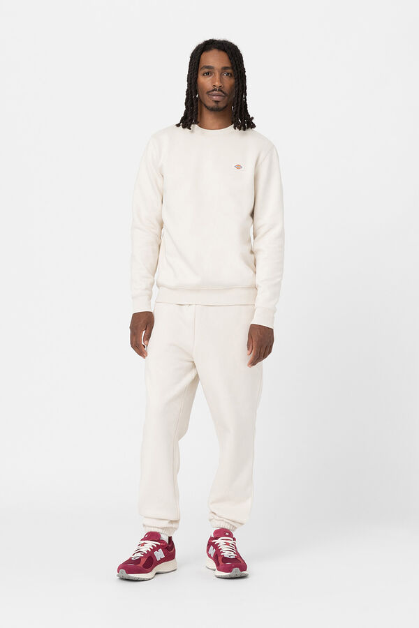 Dickies Sudadera Oakport cuello redondo blanco