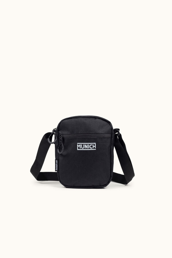 Munich Bandolera deportiva reciclada negro