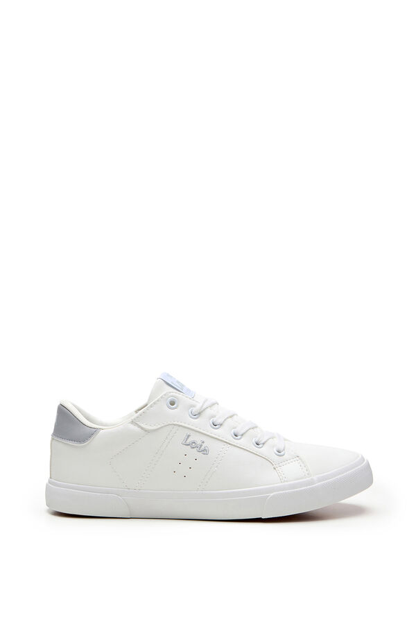 Lois Zapatillas cl&aacute;sicas tenis cordones blanco
