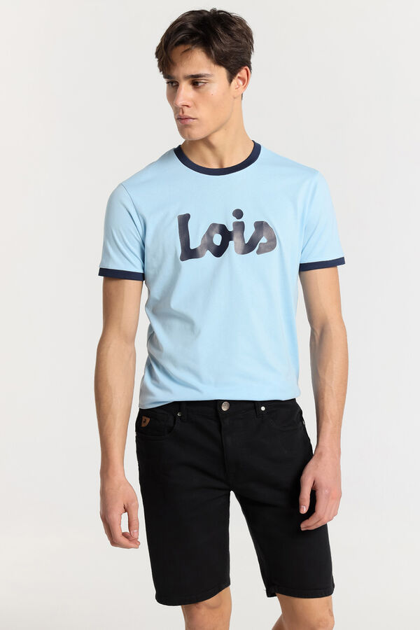 Lois Bermuda tiro medio 5 bolsillos negro