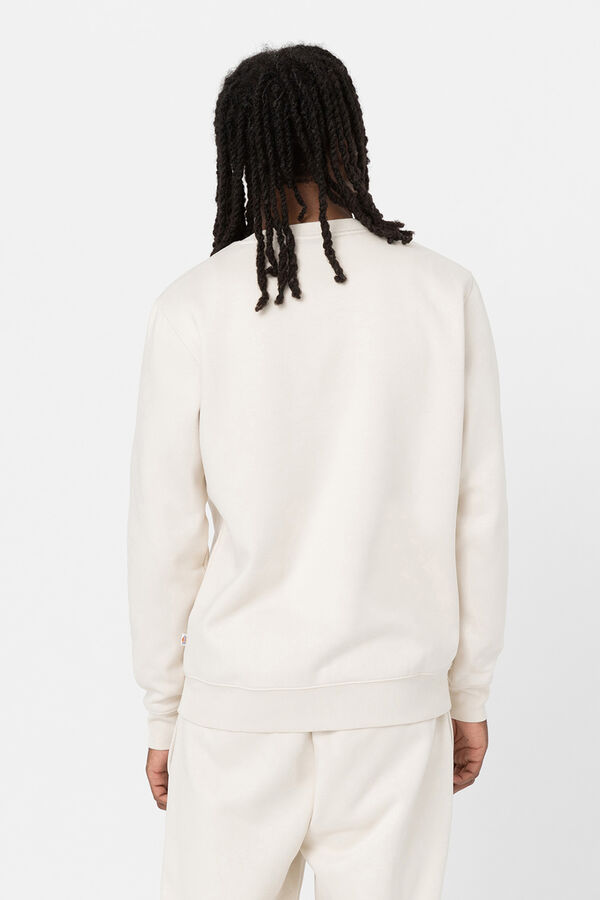 Dickies Sudadera Oakport cuello redondo blanco