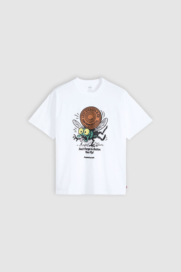 Levi's Camiseta gr&aacute;fico manga corta blanco