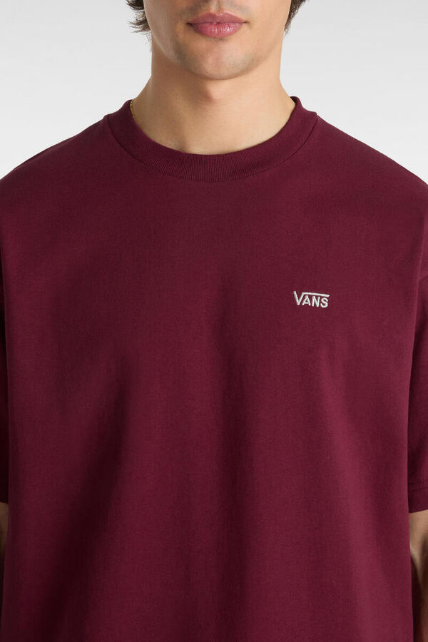 Vans Camiseta logo manga corta burdeos