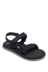 Quiksilver Sandalias doble tira de lona negro