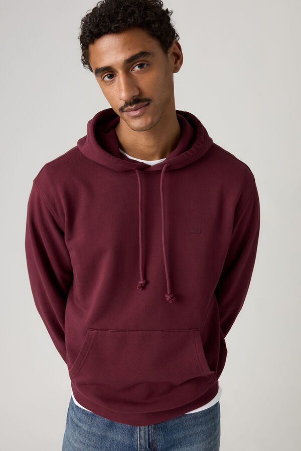 Levi's Sudadera con capucha burdeos