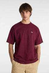 Vans Camiseta logo manga corta burdeos