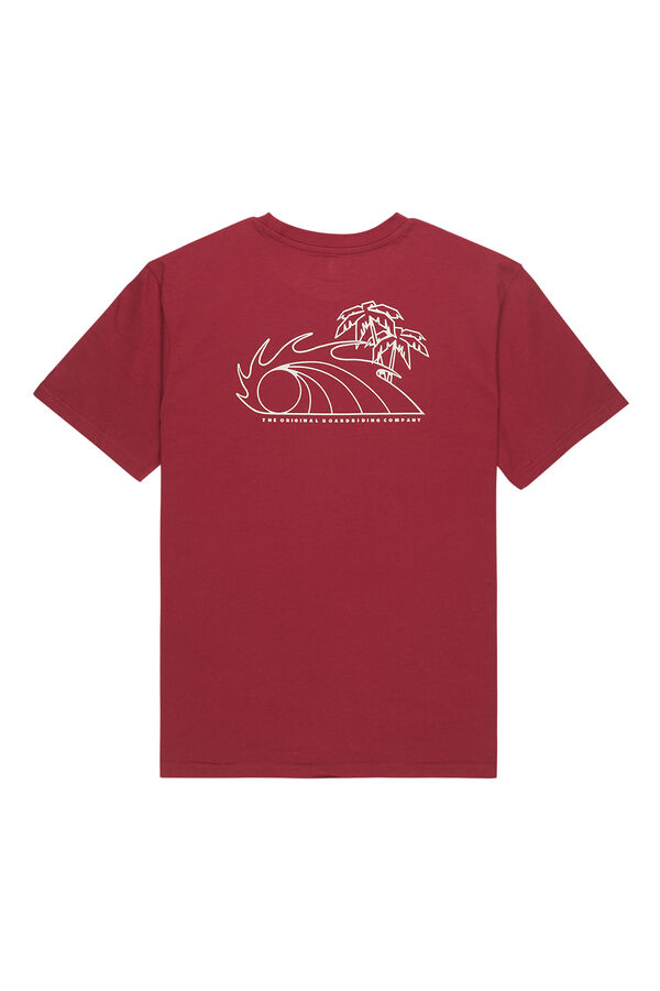 Quiksilver Camiseta de manga corta rojo