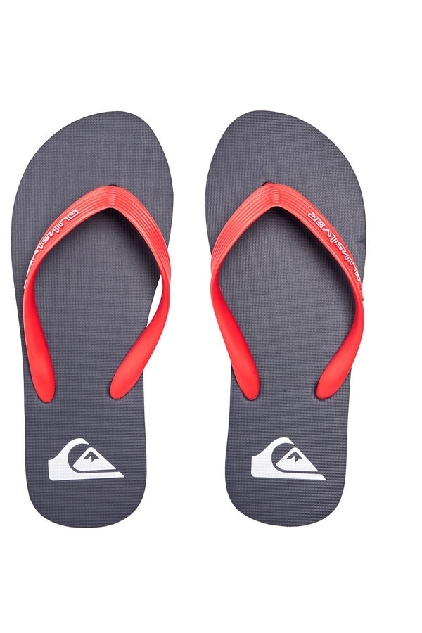 Quiksilver Chanclas con tira anat&oacute;mica rojo