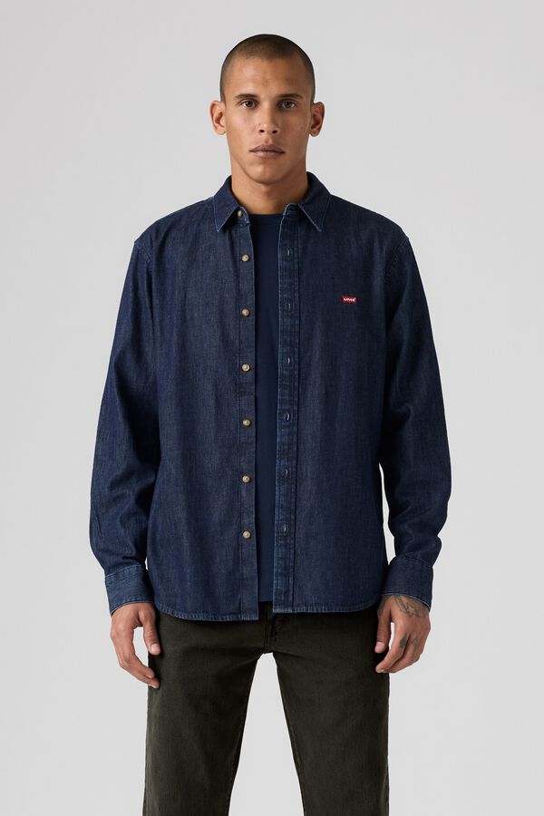 Levi's Camisa vaquera botones azul