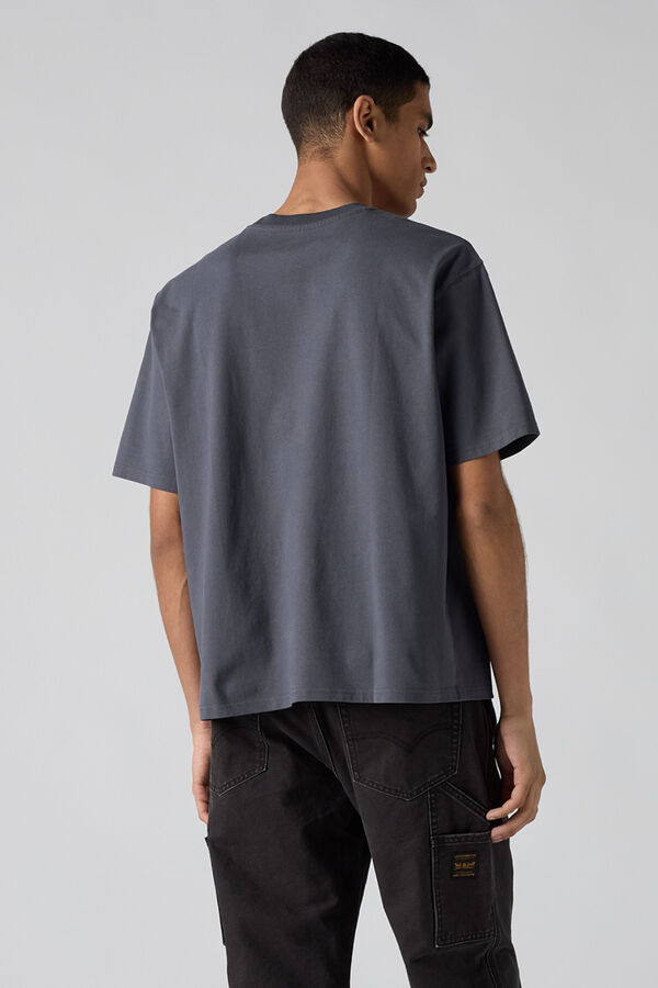 Levi's Camiseta manga corta bolsillo gris