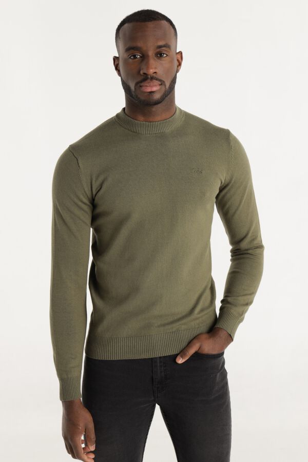 Lois Jersey cuello perking verde