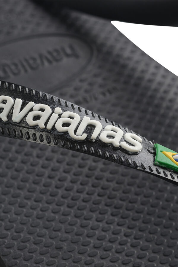 Havaianas Chanclas planas goma negro