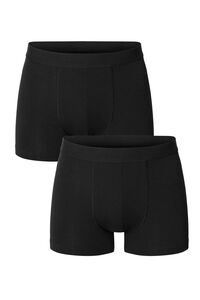 Bread & Boxers Pack de 2 b&oacute;xers modal el&aacute;stico eco negros