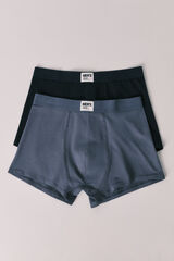 Women'secret Pack 2 calzoncillos b&oacute;xer azul claro y oscuro azul