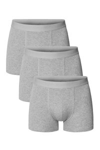 Bread & Boxers Pack de 3 b&oacute;xers algod&oacute;n org&aacute;nico grises melange