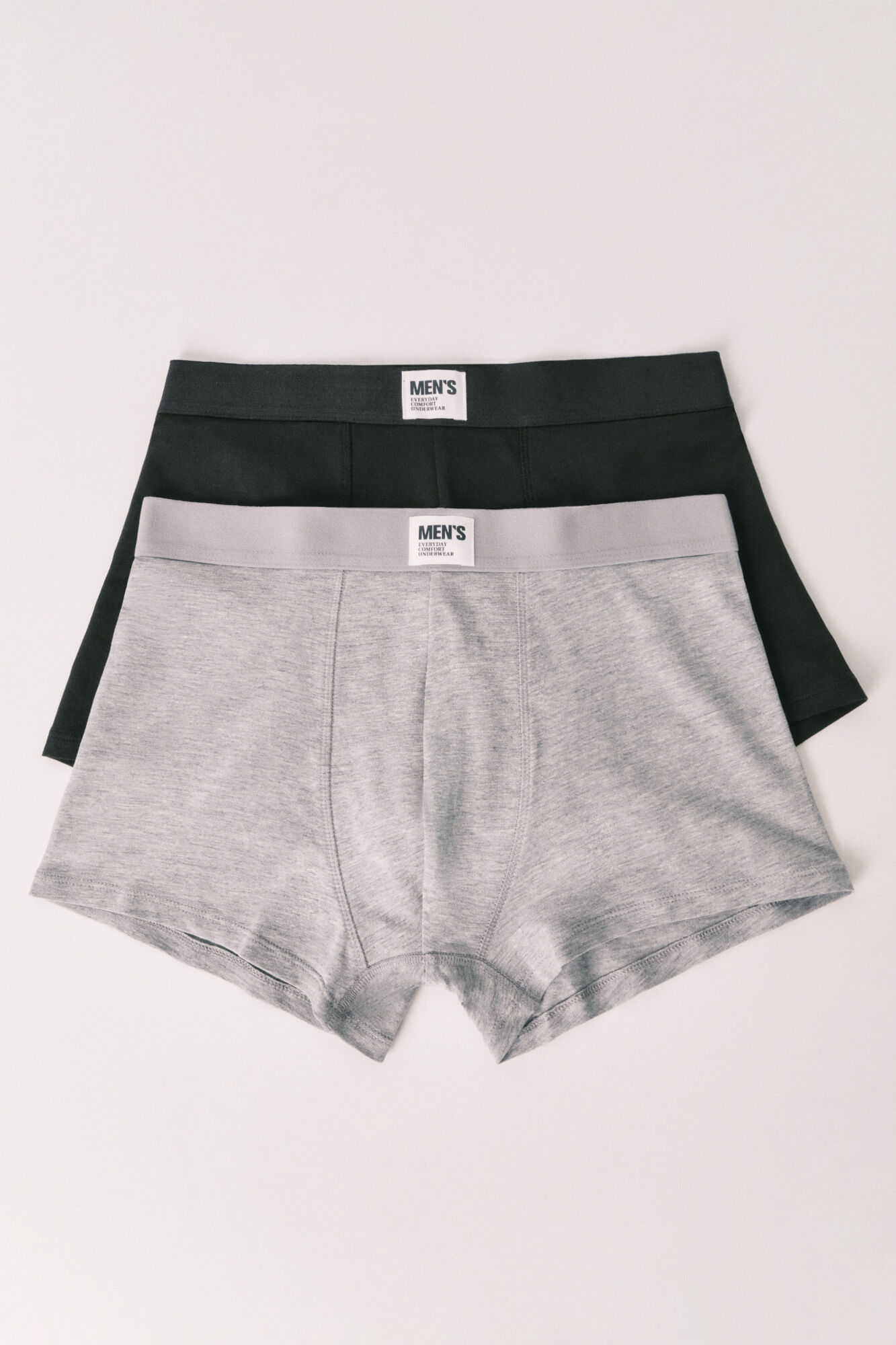 Women'secret Pack 2 calzoncillos b&oacute;xer gris y negro