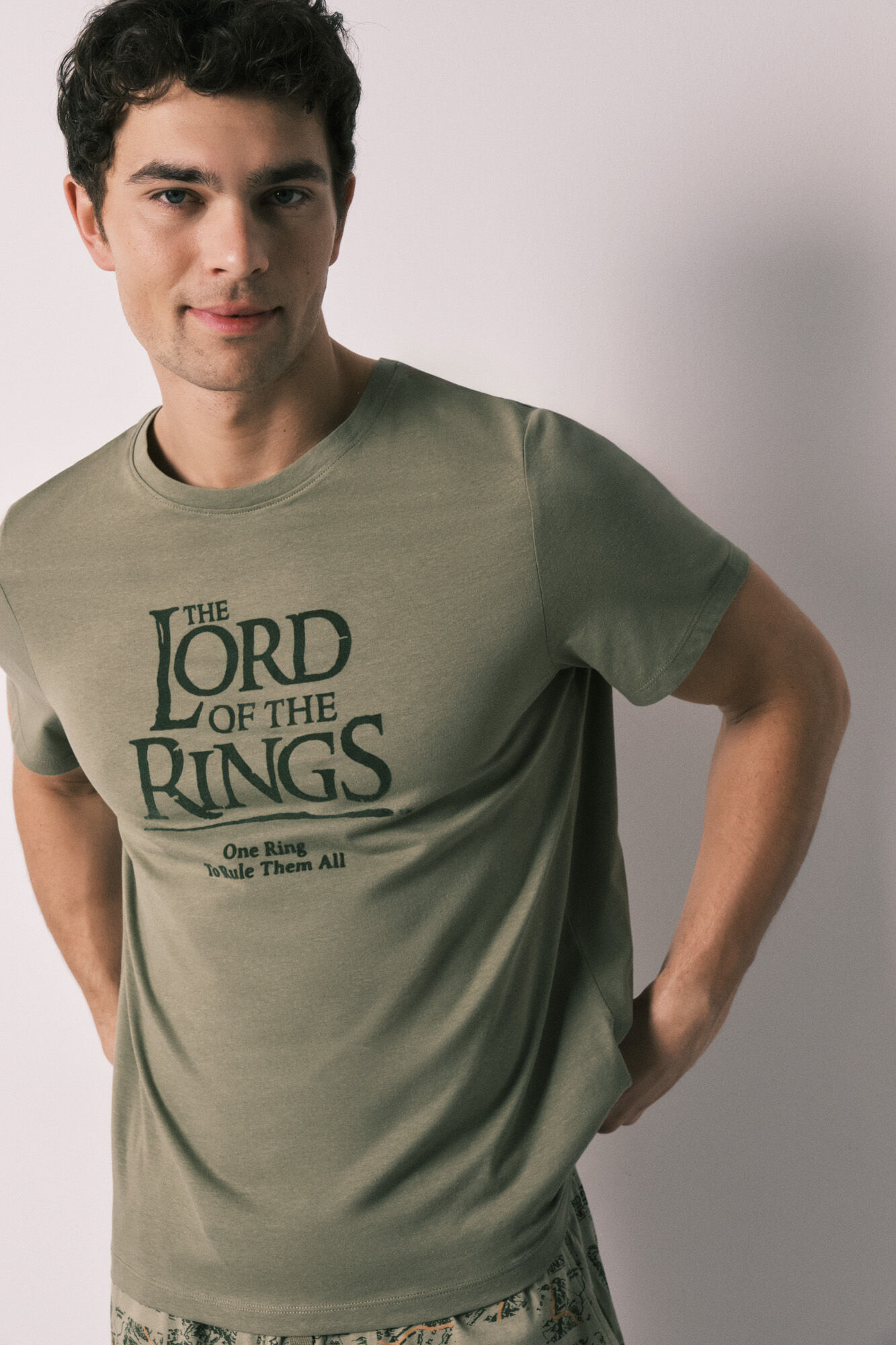 Women'secret Pijama corto hombre algod&oacute;n Lord of the Rings