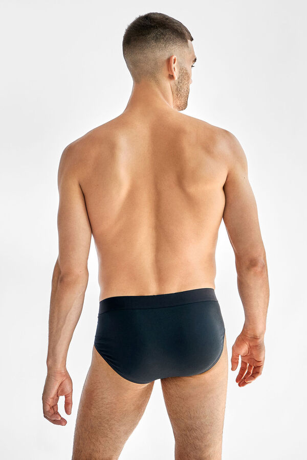 Bread & Boxers Pack de 3 slips negros negro