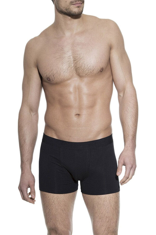 Bread & Boxers Pack de 3 b&oacute;xers algod&oacute;n org&aacute;nico negros negro
