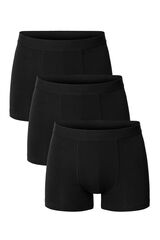 Bread & Boxers Pack de 3 b&oacute;xers algod&oacute;n org&aacute;nico negros negro