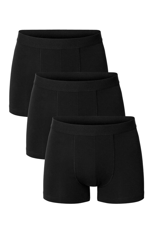Bread & Boxers Pack de 3 b&oacute;xers algod&oacute;n org&aacute;nico negros negro